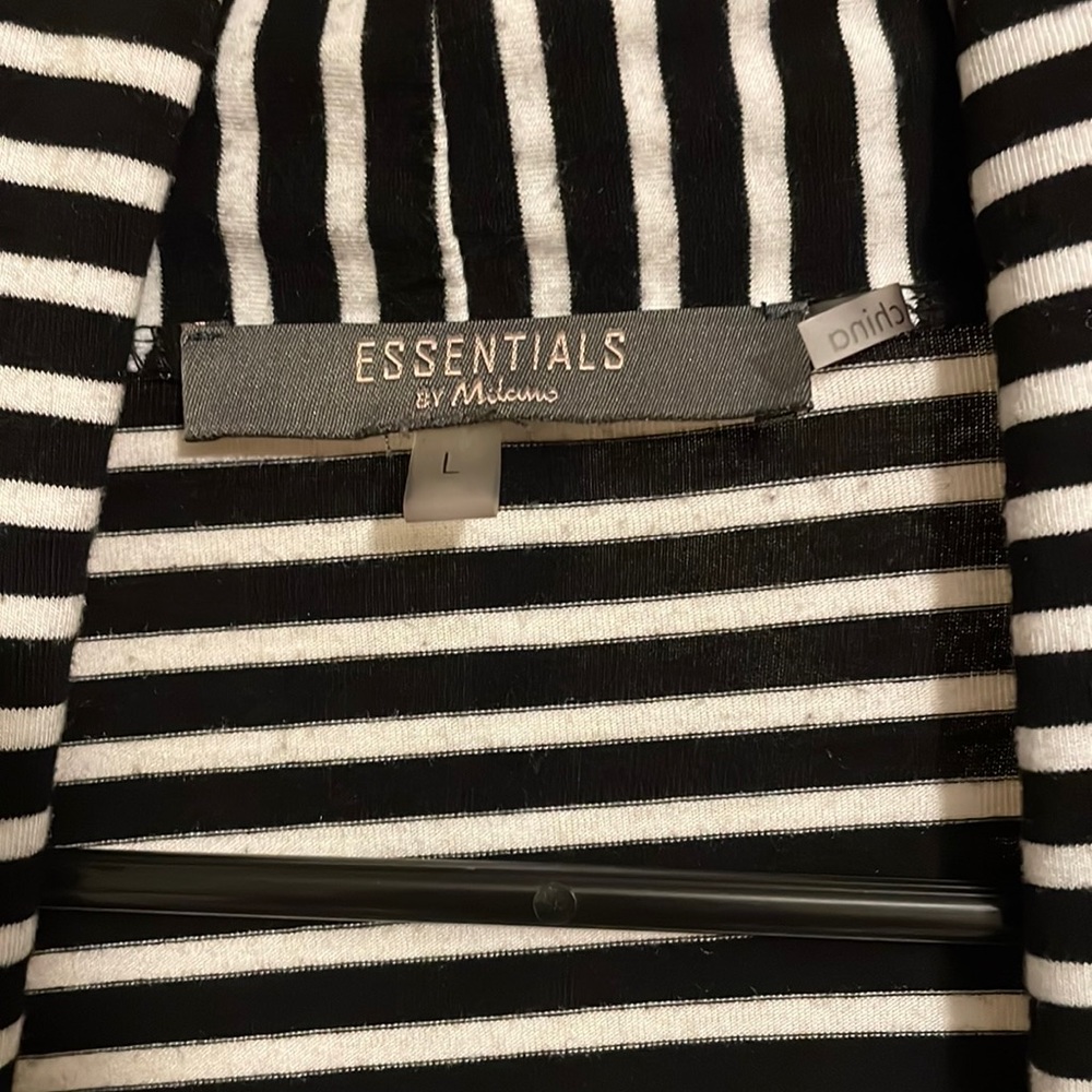 Essential’s of Milano  open long sleeve jacket